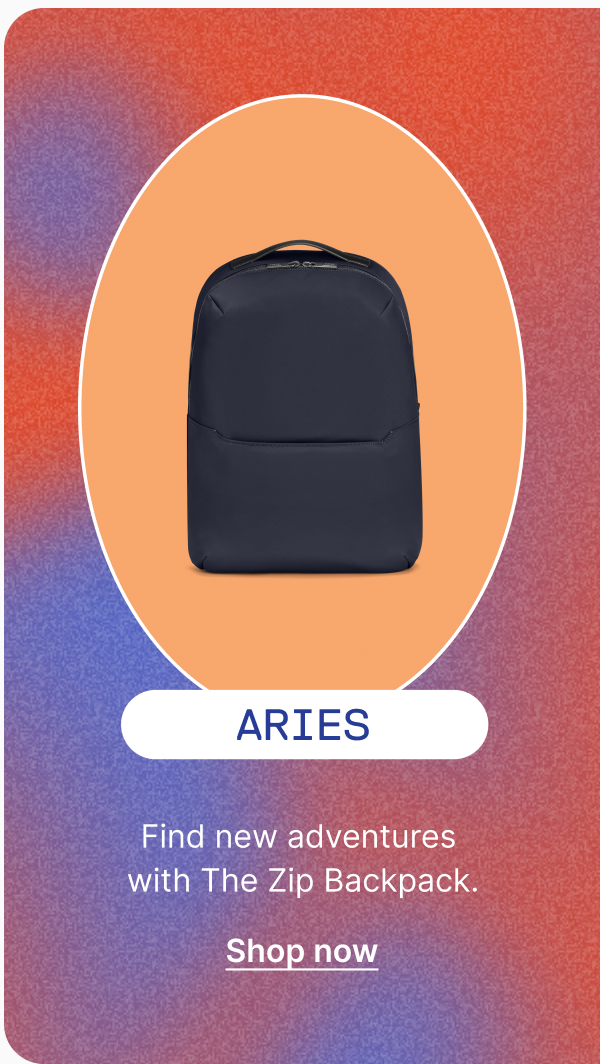 Aries: The Zip Backpack